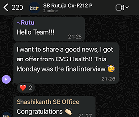 Geetha Manogna testimonial